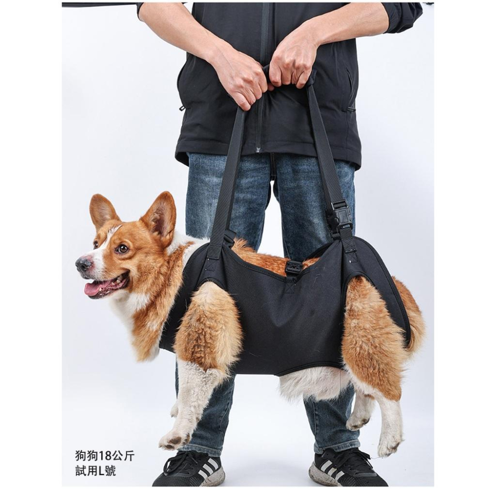 輔助帶 受傷狗狗 後腿輔助 背帶 老齡犬 輔助 背帶 老犬  減壓狗 戒護用 輔助出行-細節圖5