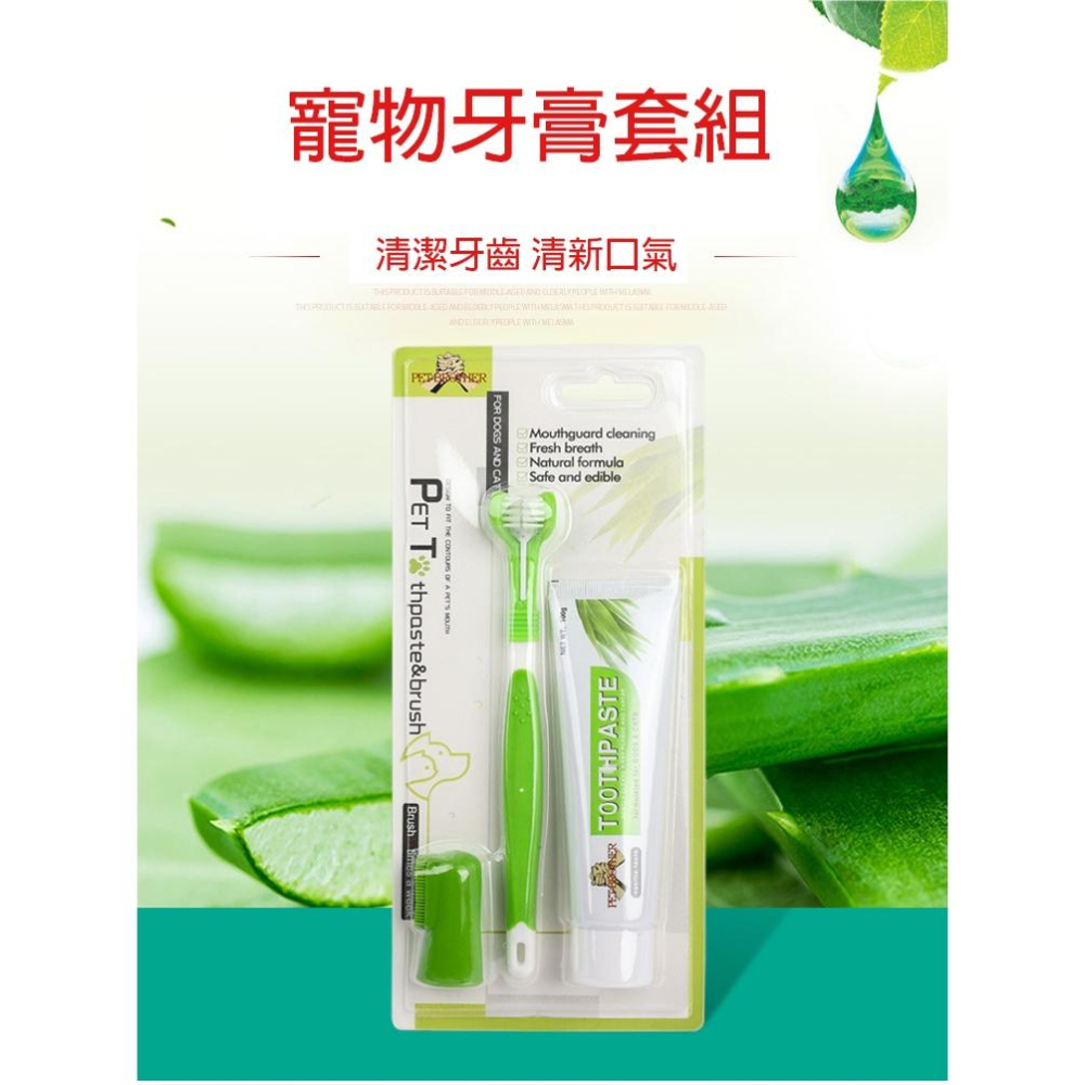 【My草芸】寵物牙刷 寵物口腔清潔  狗狗牙膏 狗狗 牙刷組  狗牙刷 狗牙膏-細節圖2