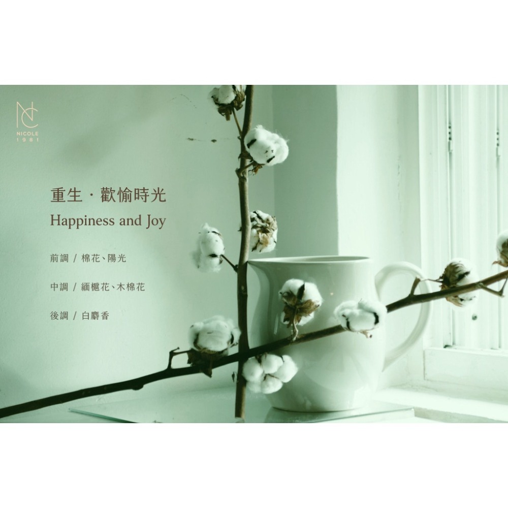 NC1981 重生.歡愉時光淡香水5ML 女性香水 男性香水 小香 棉花 白麝香 陽光-細節圖4