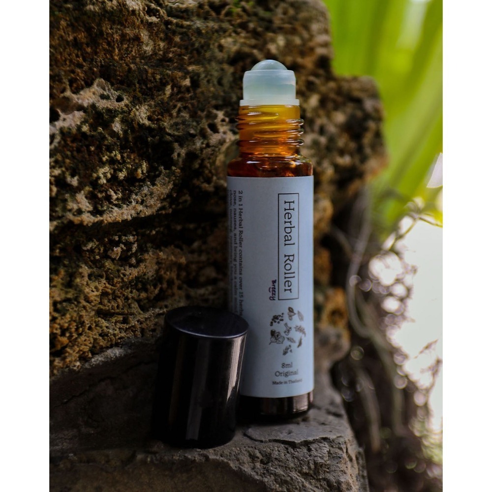 【泰國文青香氛品牌】 Breezy 草本精油滾珠瓶 植萃 精油 超涼 舒緩 放鬆 提神 消暑 泰國製-細節圖2