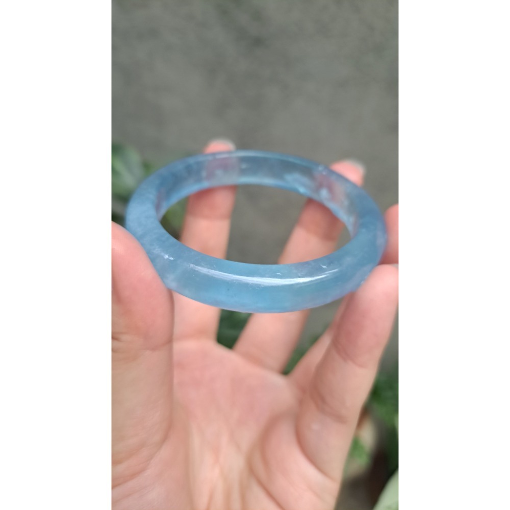 海藍寶手鐲54mm-細節圖3