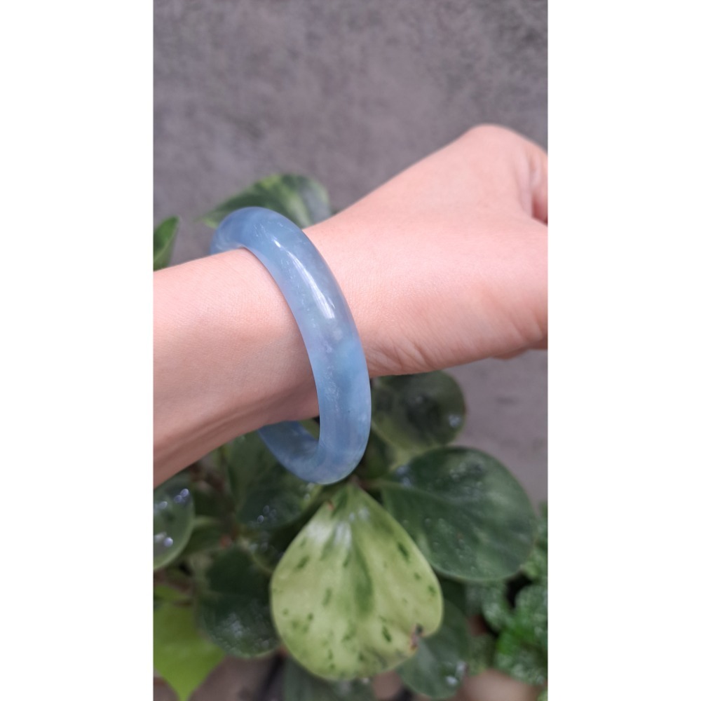 海藍寶手鐲54mm-細節圖6