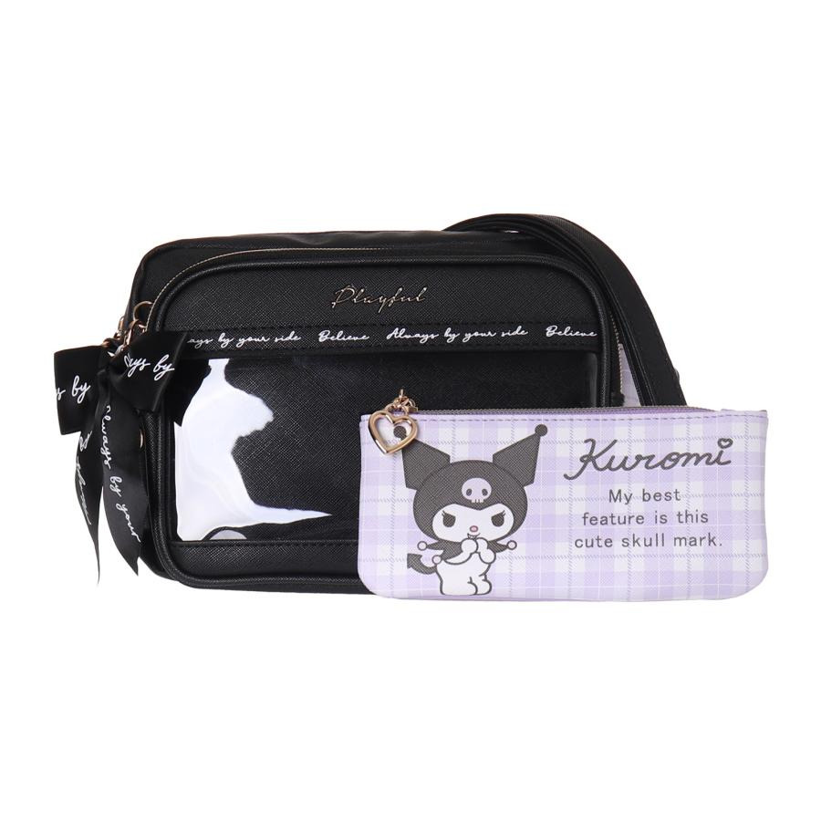 ★Cutie_Select★現貨 日本代購 三麗鷗 庫洛米 帕洽狗 大耳狗 Kitty 皮革肩背包 側背包 蝴蝶結禮物-細節圖5