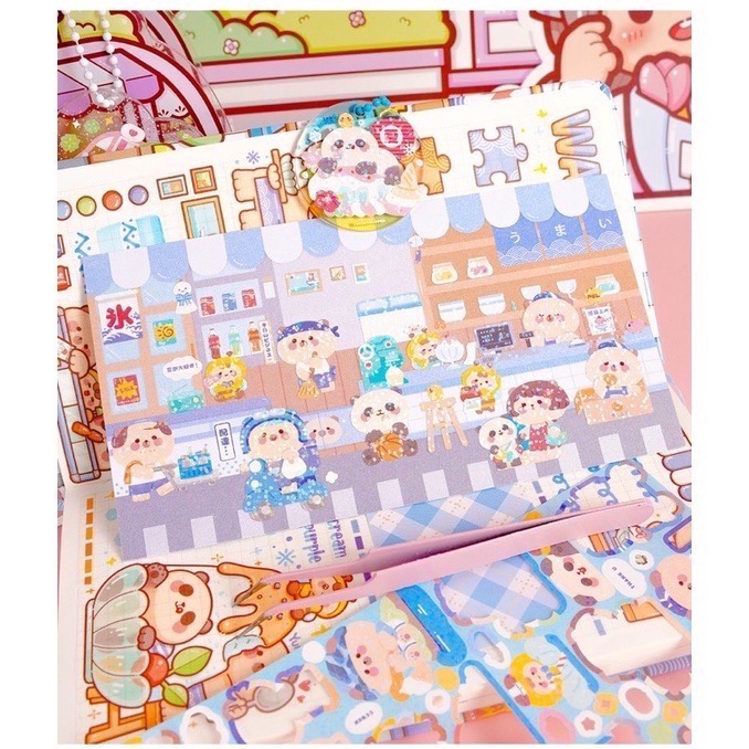 【貼紙包】小麻糬《咕咕貼》咕卡貼紙 手帳DIY貼紙 裝飾貼紙-細節圖3