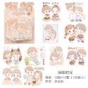 【分裝-便簽】提拉多telado《阿布吃吃吃/阿布情侶日常/阿布上學記/阿布日付2》可愛風格便簽-規格圖1