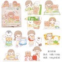 【分裝-便簽】提拉多telado《阿布吃吃吃/阿布情侶日常/阿布上學記/阿布日付2》可愛風格便簽-規格圖1