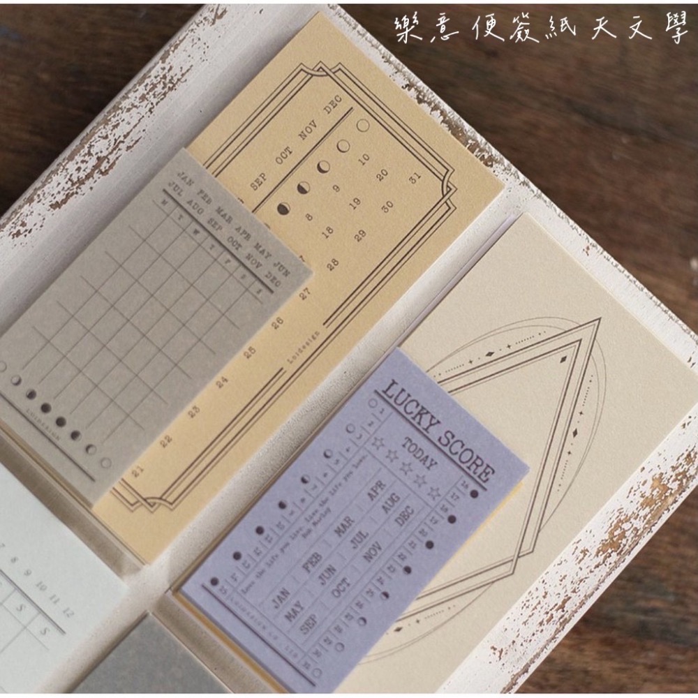 【分裝-便簽】樂意Loidesign便簽紙《天文學/紀錄/光之旅/花選集01》-細節圖2