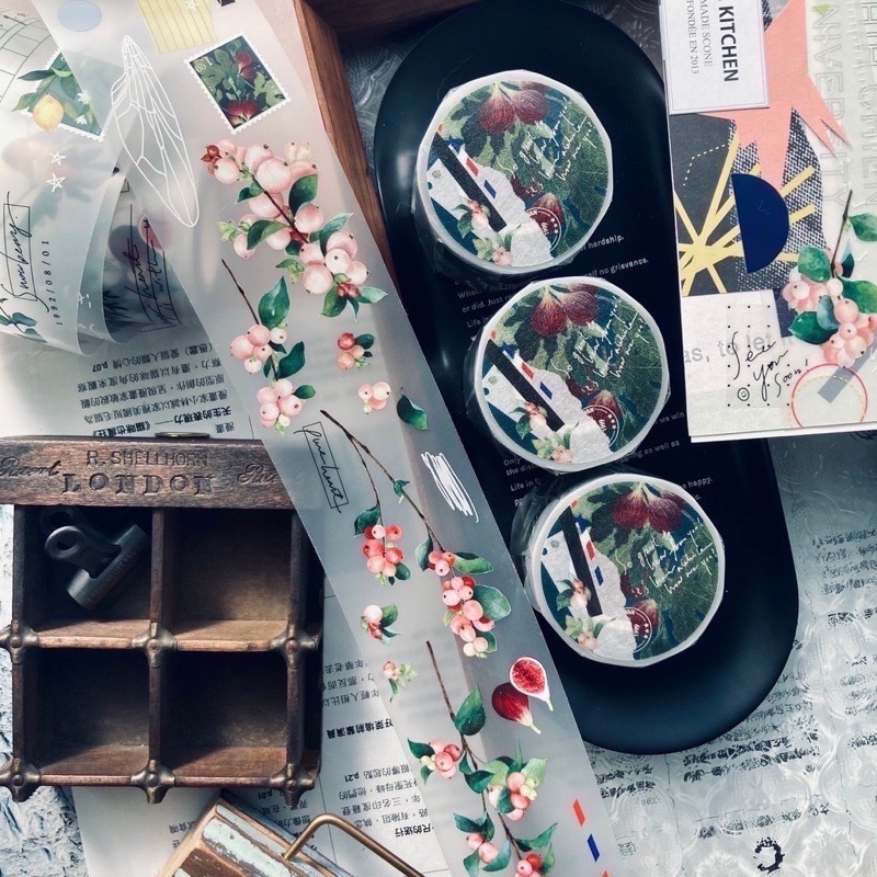 【分裝】羊君《群青 / 蒔果序》霧面PET膠帶-細節圖6