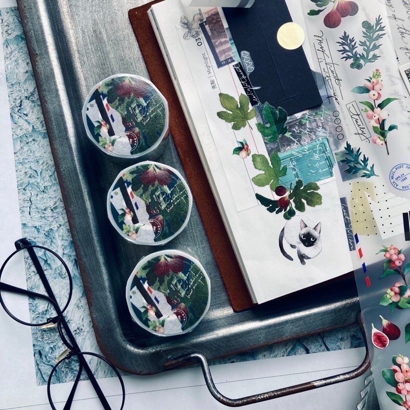 【分裝】羊君《群青 / 蒔果序》霧面PET膠帶-細節圖7