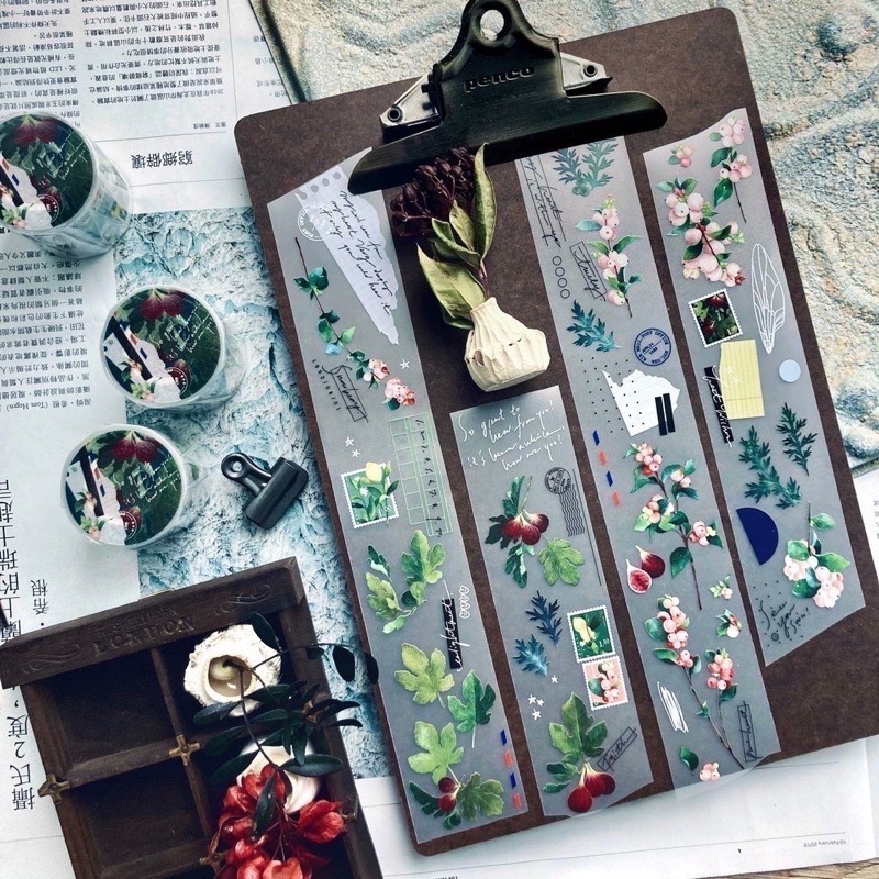 【分裝】羊君《群青 / 蒔果序》霧面PET膠帶-細節圖9