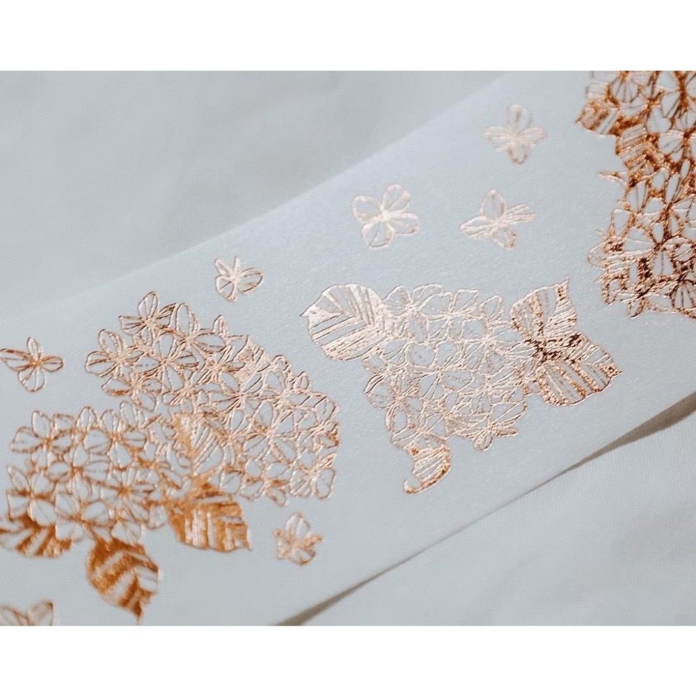 【分裝】默代誌《琉璃/繡球花》和紙 描圖紙 霧面PET膠帶-規格圖1