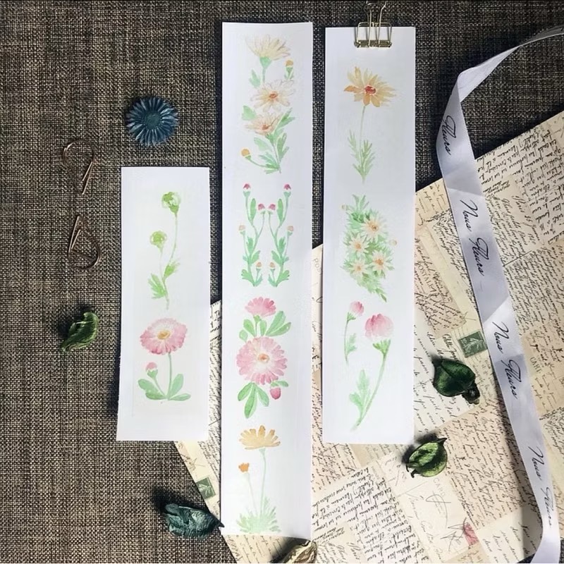 【分裝】梅刺小舖《紫藤花/雛菊/春之禮/夏之燦/豐收果物/海之粹/顏料殺手》和紙 PET膠帶-規格圖1