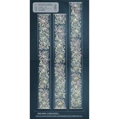 【分裝】木田森果wood3f《布榮黑/初果系列/琉璃蝶/婓虹蝶/藏紅花/銀朱花色/薔薇秘密/心動》PET膠帶-規格圖1