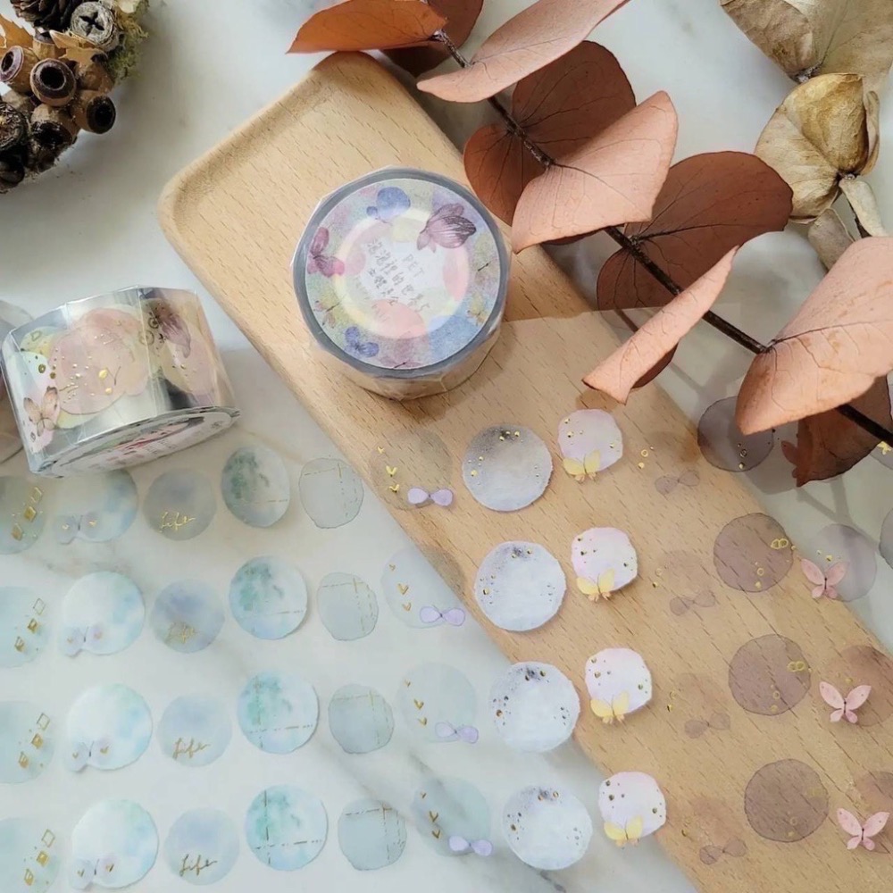 【分裝】仙女丸《泡泡裡的世界/花之卷/花之卷特別版/知秋/標籤》和紙 PET膠帶-細節圖2