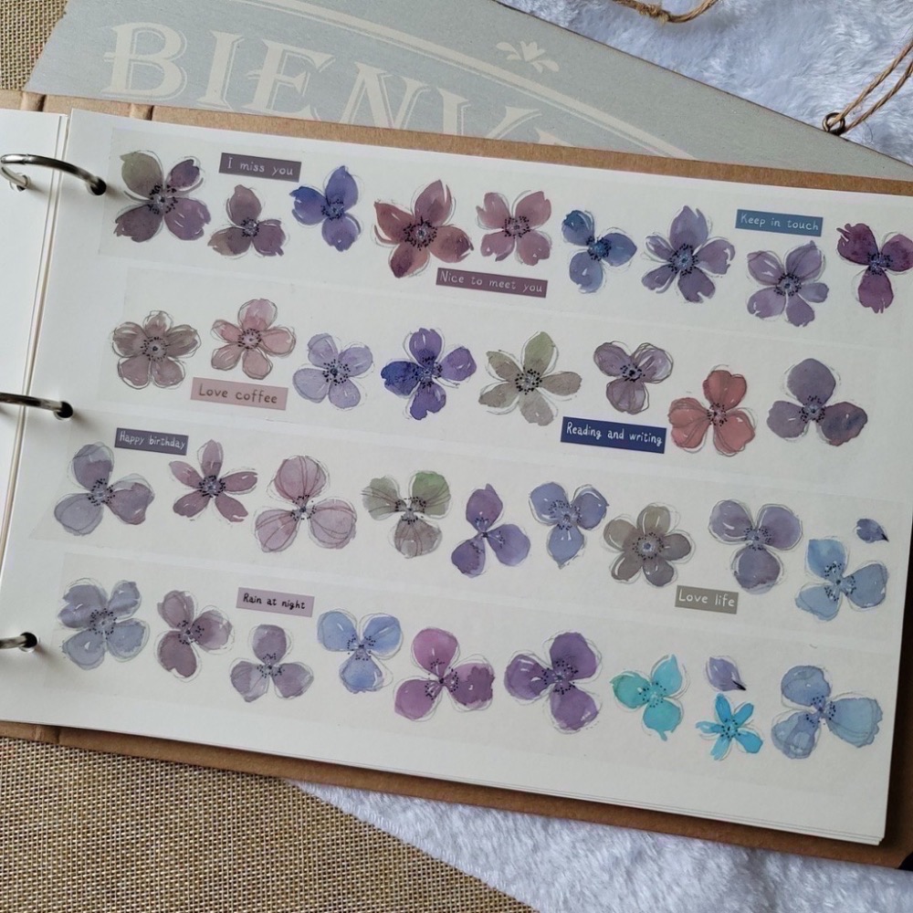 【分裝】仙女丸《泡泡裡的世界/花之卷/花之卷特別版/知秋/標籤》和紙 PET膠帶-細節圖6