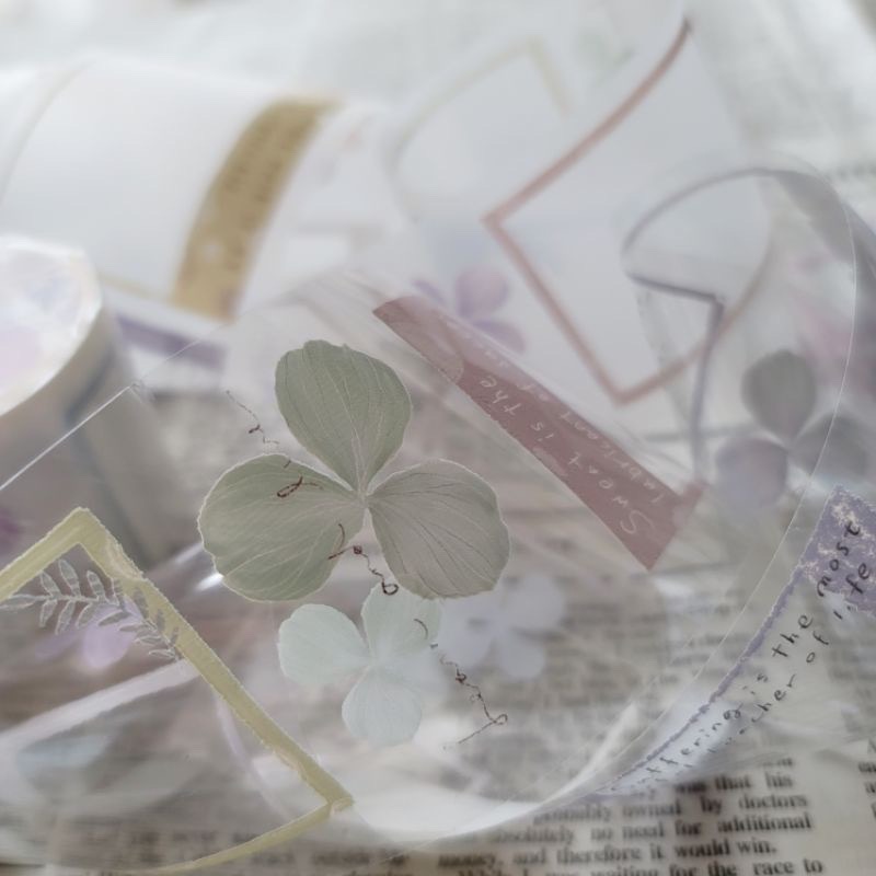 【分裝】仙女丸《泡泡裡的世界/花之卷/花之卷特別版/知秋/標籤》和紙 PET膠帶-細節圖9