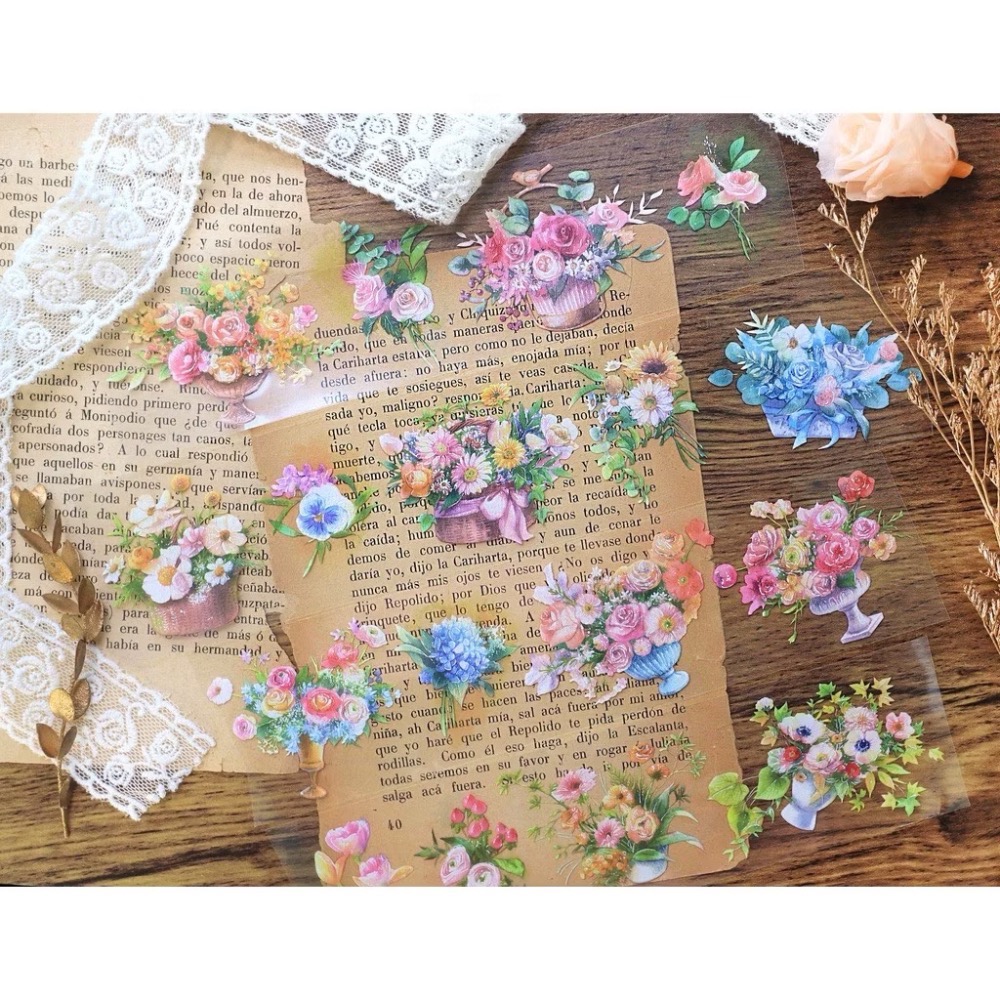 【分裝】Maruco小畫室《新品：小山雀的昭和日常/小企鵝書店/兔兔甜點小屋》和紙 PET膠帶-規格圖1