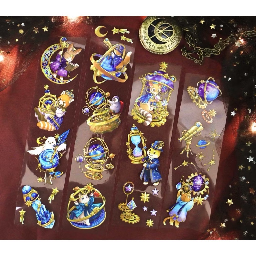 【分裝】Maruco小畫室《新品：小山雀的昭和日常/小企鵝書店/兔兔甜點小屋》和紙 PET膠帶-規格圖1