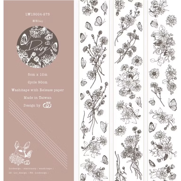 【分裝】樂意5cm和紙膠帶《薔薇/桔梗/玫瑰園/冷色/暖色/翦花/胭花/塵花/沃香/採集美好/襯色/玻璃罩/靈感》-規格圖1