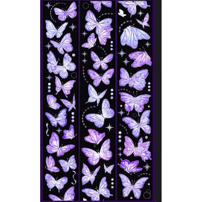 【分裝】Curily Studio《蝶之韻/粉蝶花/百日葵/來一杯花花呀/極光雛菊/曉夢蝶/星夢花嫁》PET膠帶-規格圖7