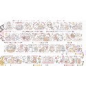 【分裝】E厘米《魔女晚安/雙子小咔布/紅袖讚禮/靈澤童謠/白燭熒火/秘境海域》PET膠帶-規格圖7