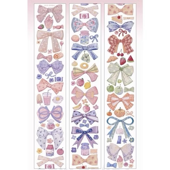 【分裝】E厘米《涼夏精靈/苜蓿夏夢/霜藍梔語/魔女晚安/雙子小咔布/紅袖讚禮/靈澤童謠/白燭熒火/秘境海域》PET膠帶-規格圖1