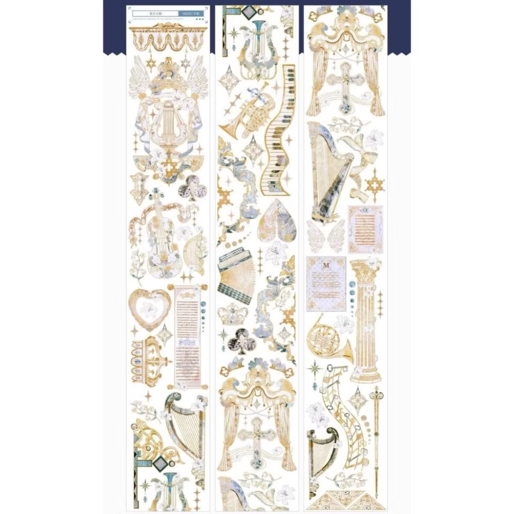 聖樂之殿（6.5x100cm）貝殼金