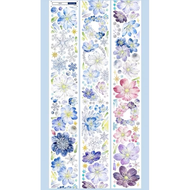 【分裝】MENU手帳規劃局《浮光泡影/嫣然泡影/往事/拂白抱紅/皎皎澄盈/莓煩惱/聖鴿逐星/聖樂之殿/寄柔思》PET膠帶-規格圖5