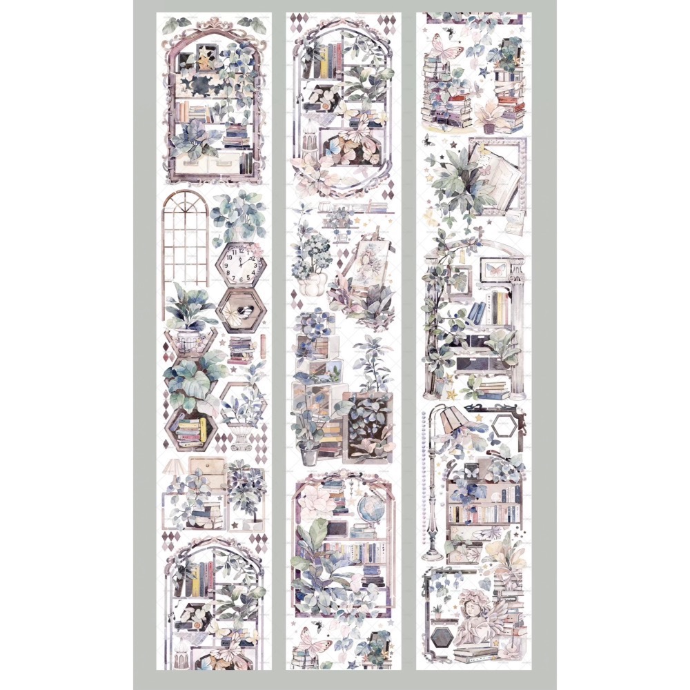 【分裝】MOODTAPE《仙野小徑/綠野迷蹤/香野百合/浮野書屋》PET膠帶-細節圖7