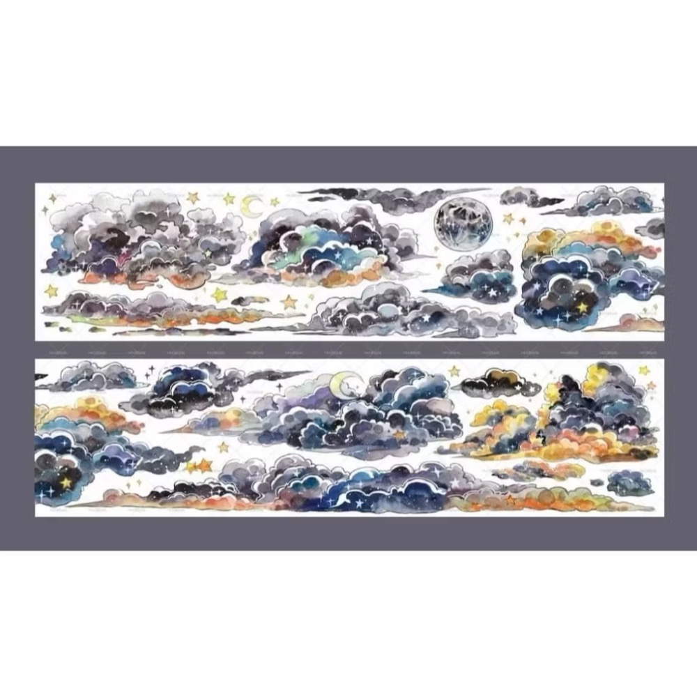 【分裝】MOODTAPE A《Travel Movie/完美一週/手帳裡的小時光/甜心麵包屋/躲貓貓》PET膠帶-規格圖2