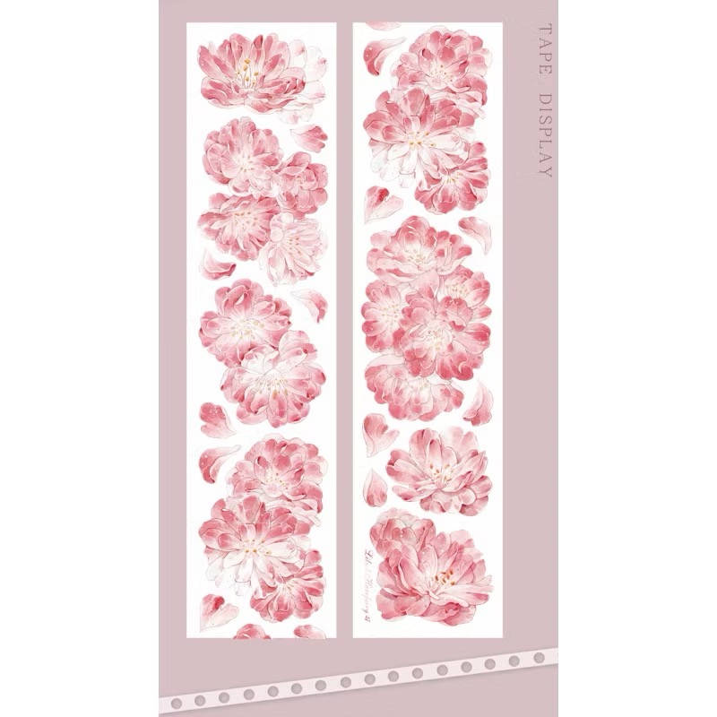 【分裝】MOODTAPE A《Travel Movie/完美一週/手帳裡的小時光/甜心麵包屋/躲貓貓》PET膠帶-規格圖2