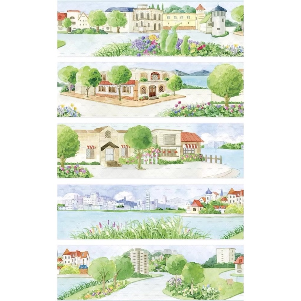 【分裝】MOODTAPE A《Travel Movie/完美一週/手帳裡的小時光/甜心麵包屋/躲貓貓》PET膠帶-規格圖2