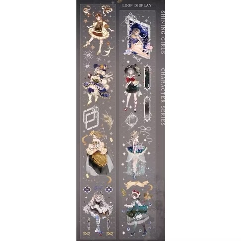 【分裝】MOODTAPE A《Travel Movie/完美一週/手帳裡的小時光/甜心麵包屋/躲貓貓》PET膠帶-規格圖2