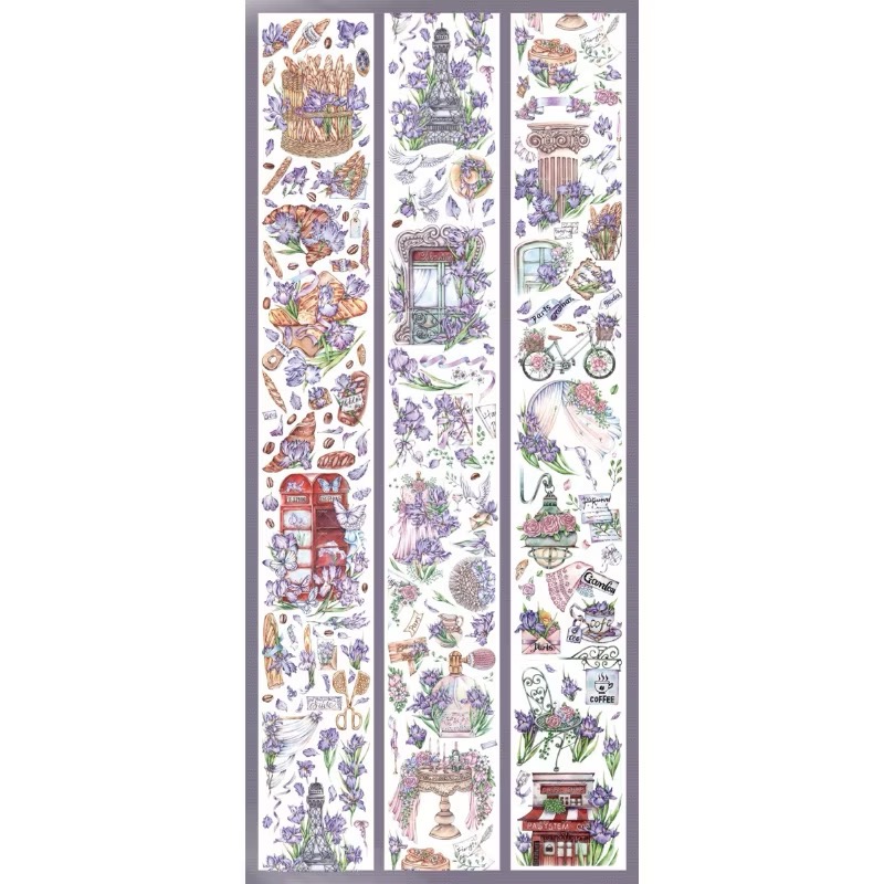 【分裝】MOODTAPE B《午夜迷樂/工作一刻/城市天空之上/春欲乘風歸去/夢中馬戲團/伊莎貝拉/橘子糖》PET膠帶-規格圖2