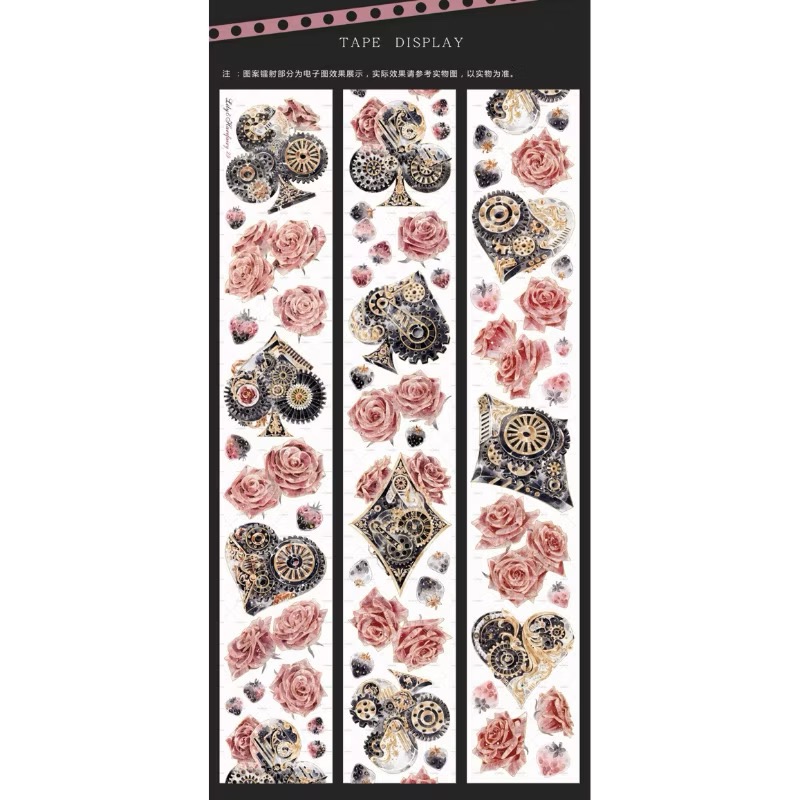 【分裝】MOODTAPE B《午夜迷樂/工作一刻/城市天空之上/春欲乘風歸去/夢中馬戲團/伊莎貝拉/橘子糖》PET膠帶-規格圖2