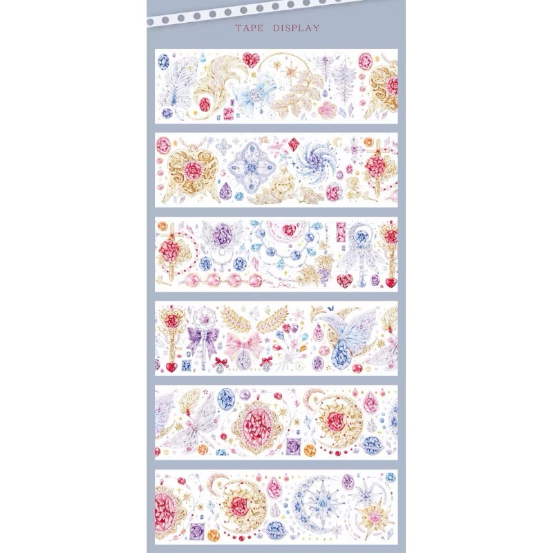 【分裝】MOODTAPE B《午夜迷樂/工作一刻/城市天空之上/春欲乘風歸去/夢中馬戲團/伊莎貝拉/橘子糖》PET膠帶-規格圖2