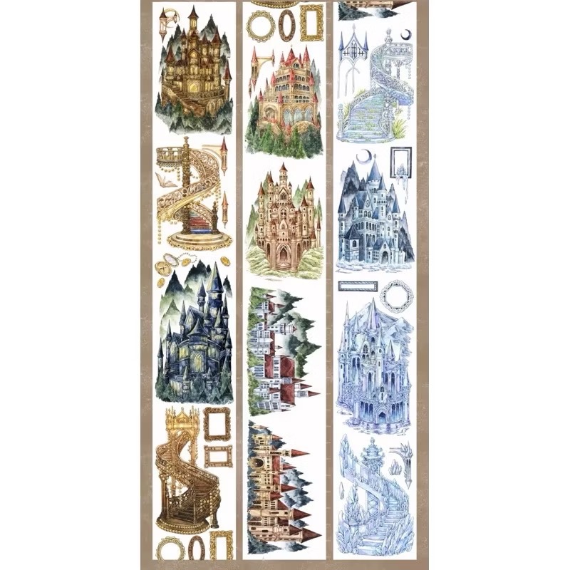 【分裝】MOODTAPE B《午夜迷樂/工作一刻/城市天空之上/春欲乘風歸去/夢中馬戲團/伊莎貝拉/橘子糖》PET膠帶-規格圖2