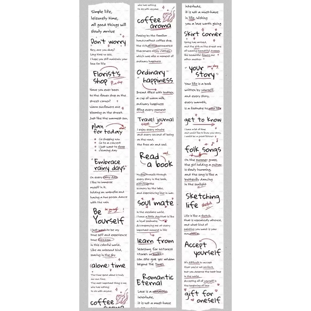 【分裝】MOODTAPE B《午夜迷樂/工作一刻/城市天空之上/春欲乘風歸去/夢中馬戲團/伊莎貝拉/橘子糖》PET膠帶-規格圖2