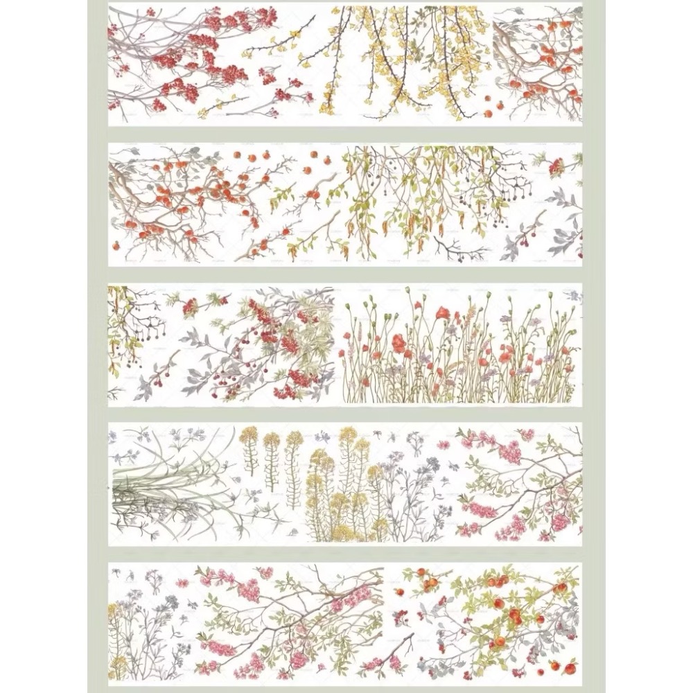 【分裝】MOODTAPE B《午夜迷樂/工作一刻/城市天空之上/春欲乘風歸去/夢中馬戲團/伊莎貝拉/橘子糖》PET膠帶-規格圖2