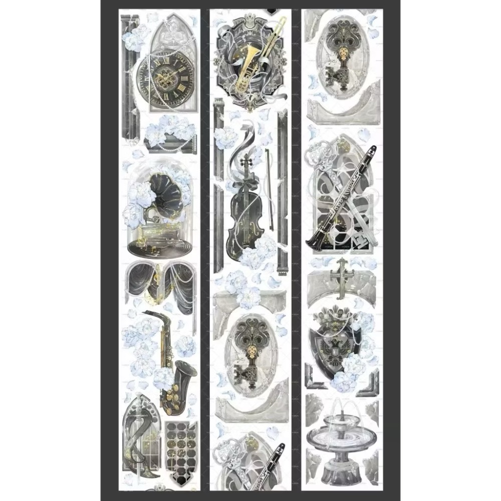 【分裝】MOODTAPE B《午夜迷樂/工作一刻/城市天空之上/春欲乘風歸去/夢中馬戲團/伊莎貝拉/橘子糖》PET膠帶-規格圖2