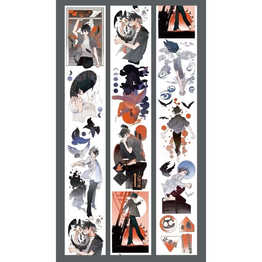 【分裝】MOODTAPE B《午夜迷樂/工作一刻/城市天空之上/春欲乘風歸去/夢中馬戲團/伊莎貝拉/橘子糖》PET膠帶-規格圖2