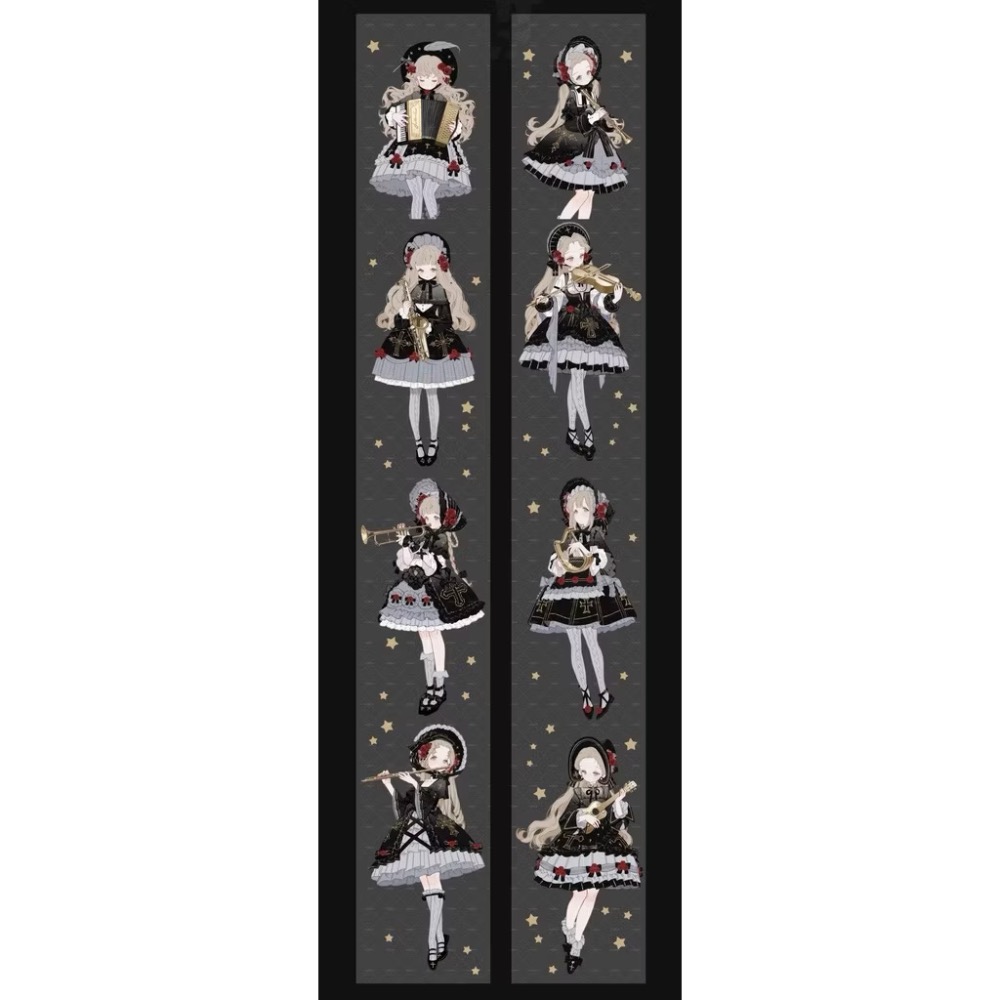 【分裝】MOODTAPE B《午夜迷樂/工作一刻/城市天空之上/春欲乘風歸去/夢中馬戲團/伊莎貝拉/橘子糖》PET膠帶-規格圖2