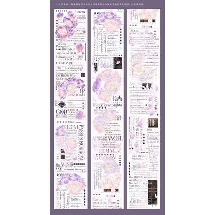 【分裝】MOODTAPE B《午夜迷樂/工作一刻/城市天空之上/春欲乘風歸去/夢中馬戲團/伊莎貝拉/橘子糖》PET膠帶-規格圖2