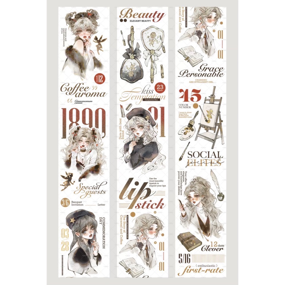 【分裝】MOODTAPE《生活攻略/街區及其居民/旅居日記/天才女友/午夜迷樂/工作一刻/城市天空之上》PET膠帶-規格圖9