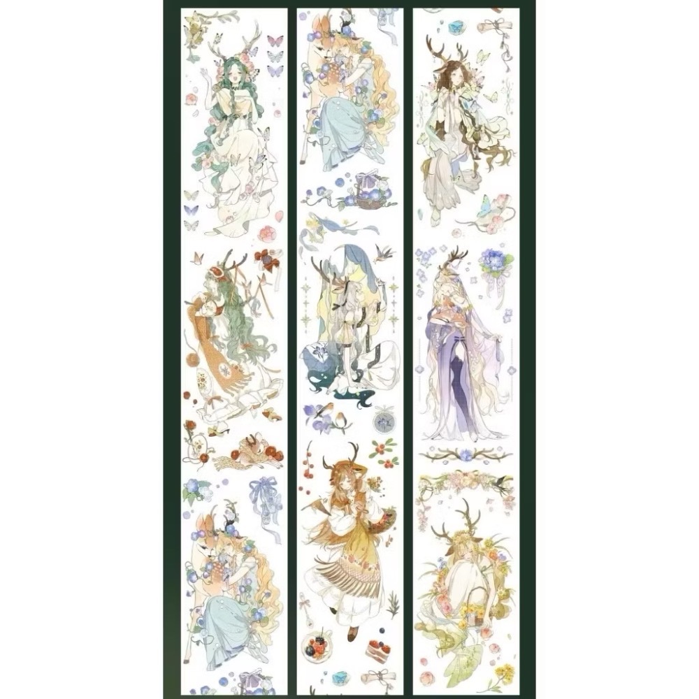 林深見鹿時（6x100cm）貝殼光