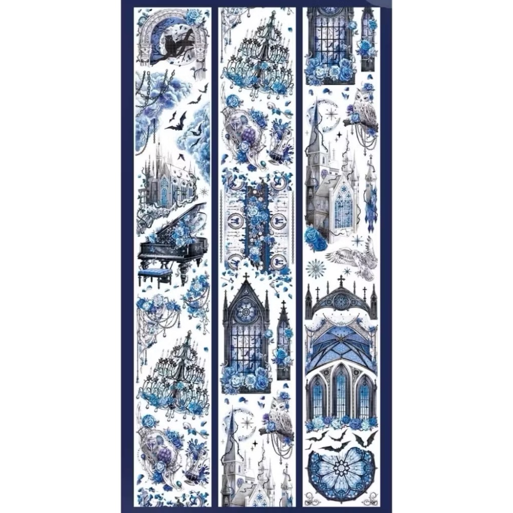 楹夜狩（7x100cm）貝殼銀