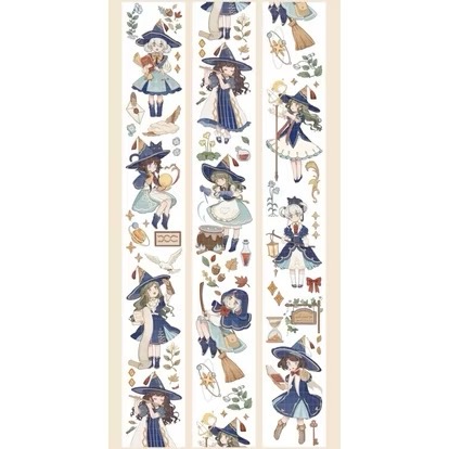 【分裝】繪空事務所《魔女集訓/月見來信》PET膠帶-規格圖3