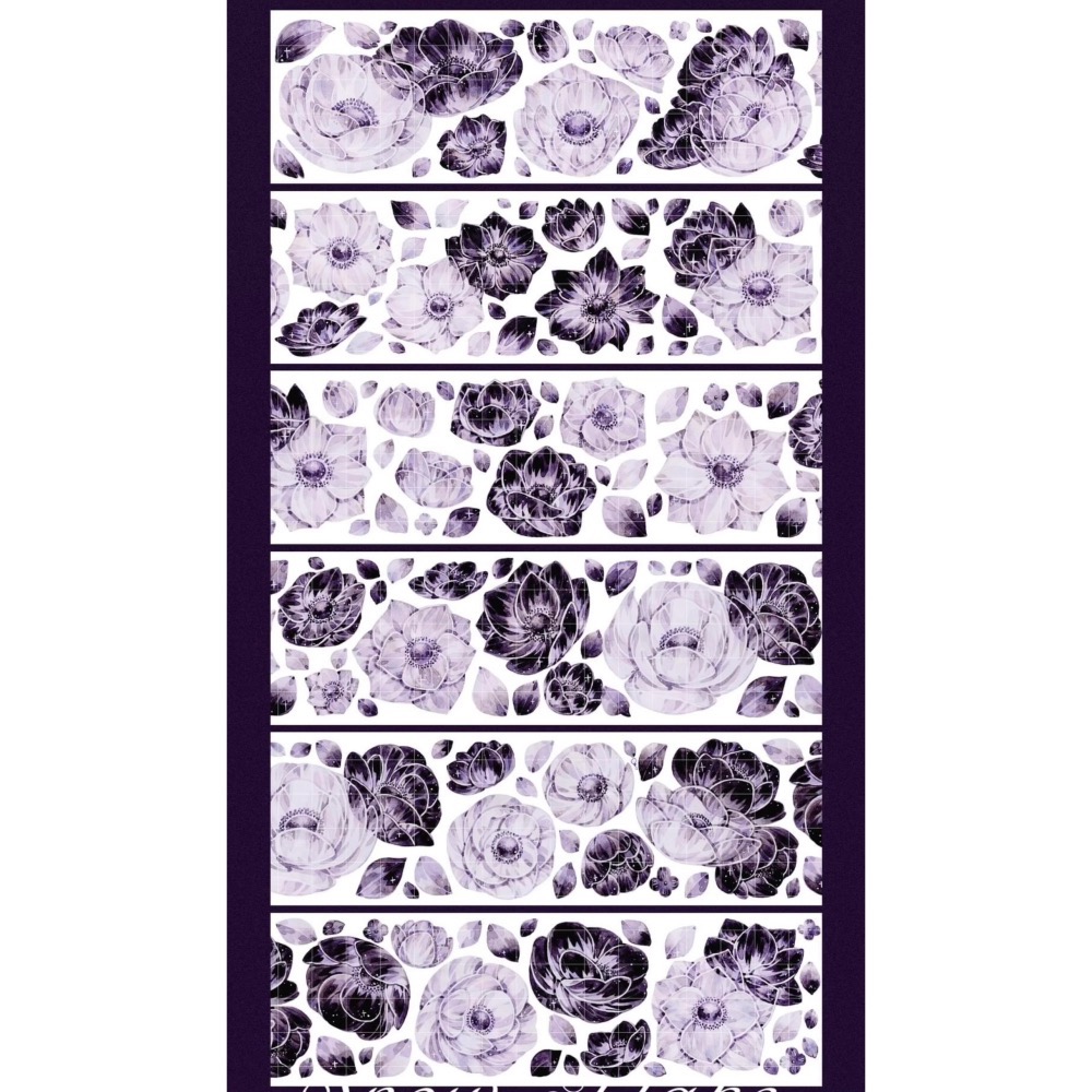 【分裝】Snowflake Studio《雲上頌歌/月華星沙/鍾庭倒影/菲林默片/蓮憶江南/月食蝶羽》PET膠帶-細節圖3