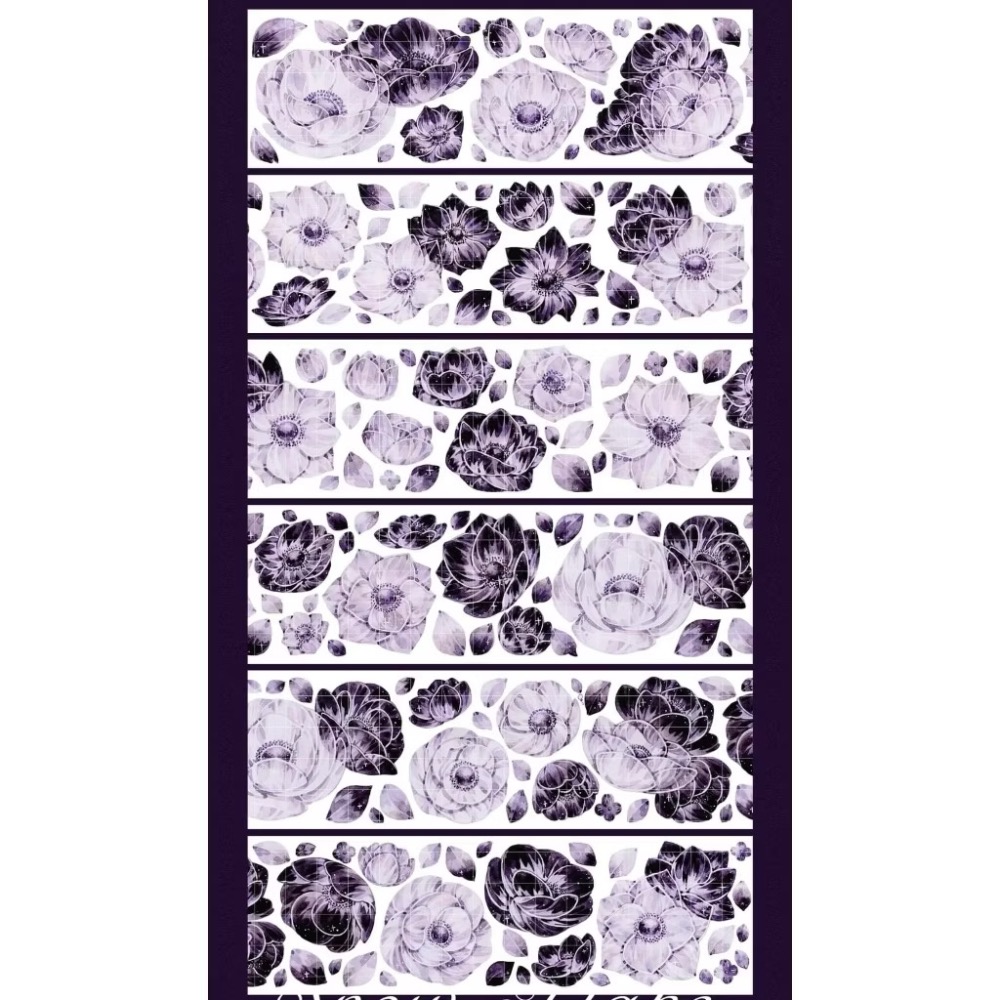 【分裝】Snowflake Studio《雲上頌歌/月華星沙/鍾庭倒影/菲林默片/蓮憶江南/月食蝶羽》PET膠帶-規格圖1