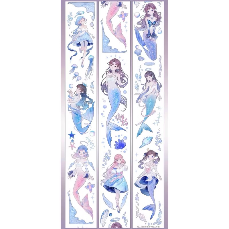 【分裝】刺猬家手帳工作室《夢浸迷途/浮窗蜜花/寒燈闌珊/蝕骨燼花/青紗卷軸/花藤燈燭/夢沉花鑰/山茶屏風》PET膠帶-規格圖4